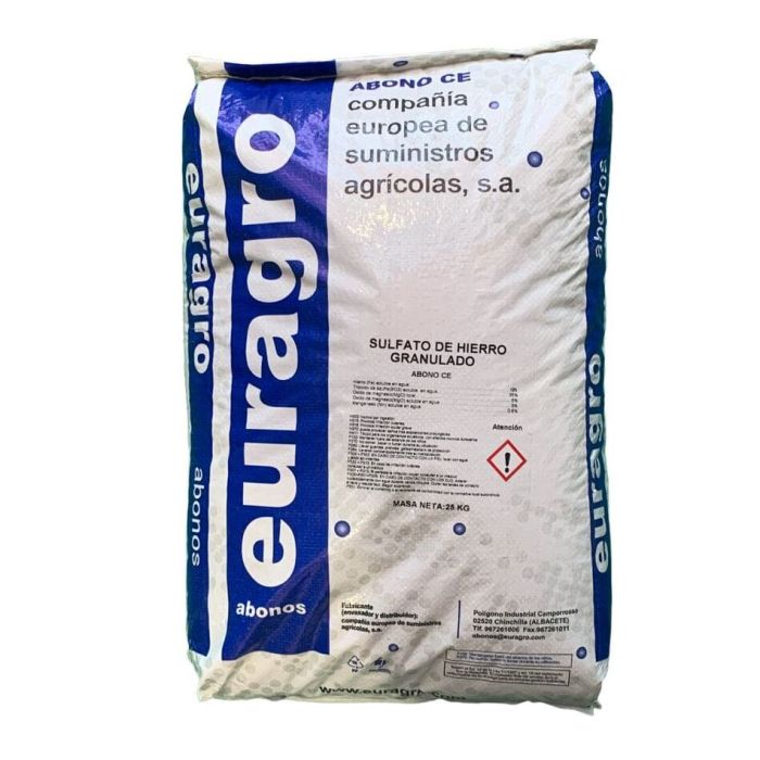 Sulfato de Hierro (II) 25 kg